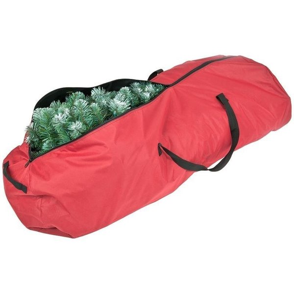 Treekeeper Rolling Storage Bag, M, 6 to 712 ft Capacity, Polyester, Red, Zipper Closure, 55 in L SB-10141